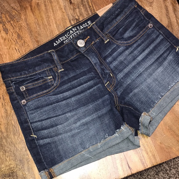 AE Ne(X)t Level stretch denim Shortie shorts | NWT! - Picture 2 of 8